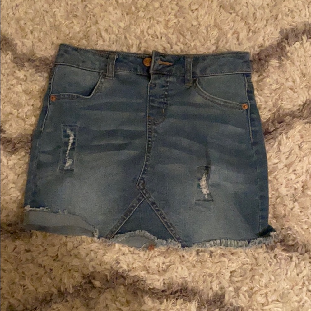 Justice jean skirt